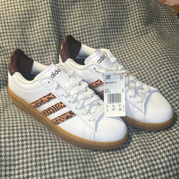 adidas Shoes - adidas White and Orange Women's Sneakers